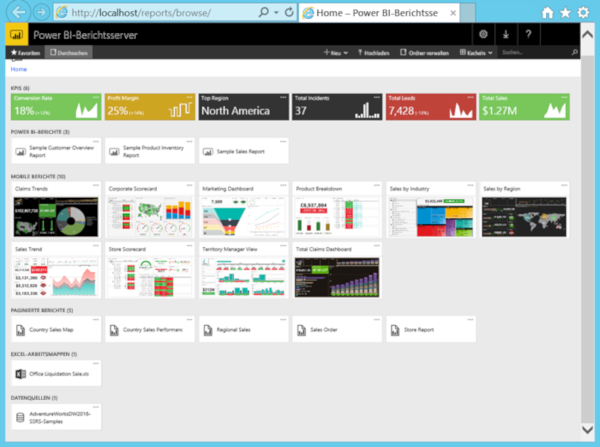 Power BI Report Server Power BI Report Server