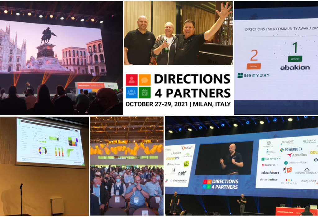 Messerückblick Directions EMEA 2021: Unsere Power BI Business Dashboards gehören zu den TOP 3!