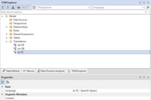 Uebersetzen Tabular Editor