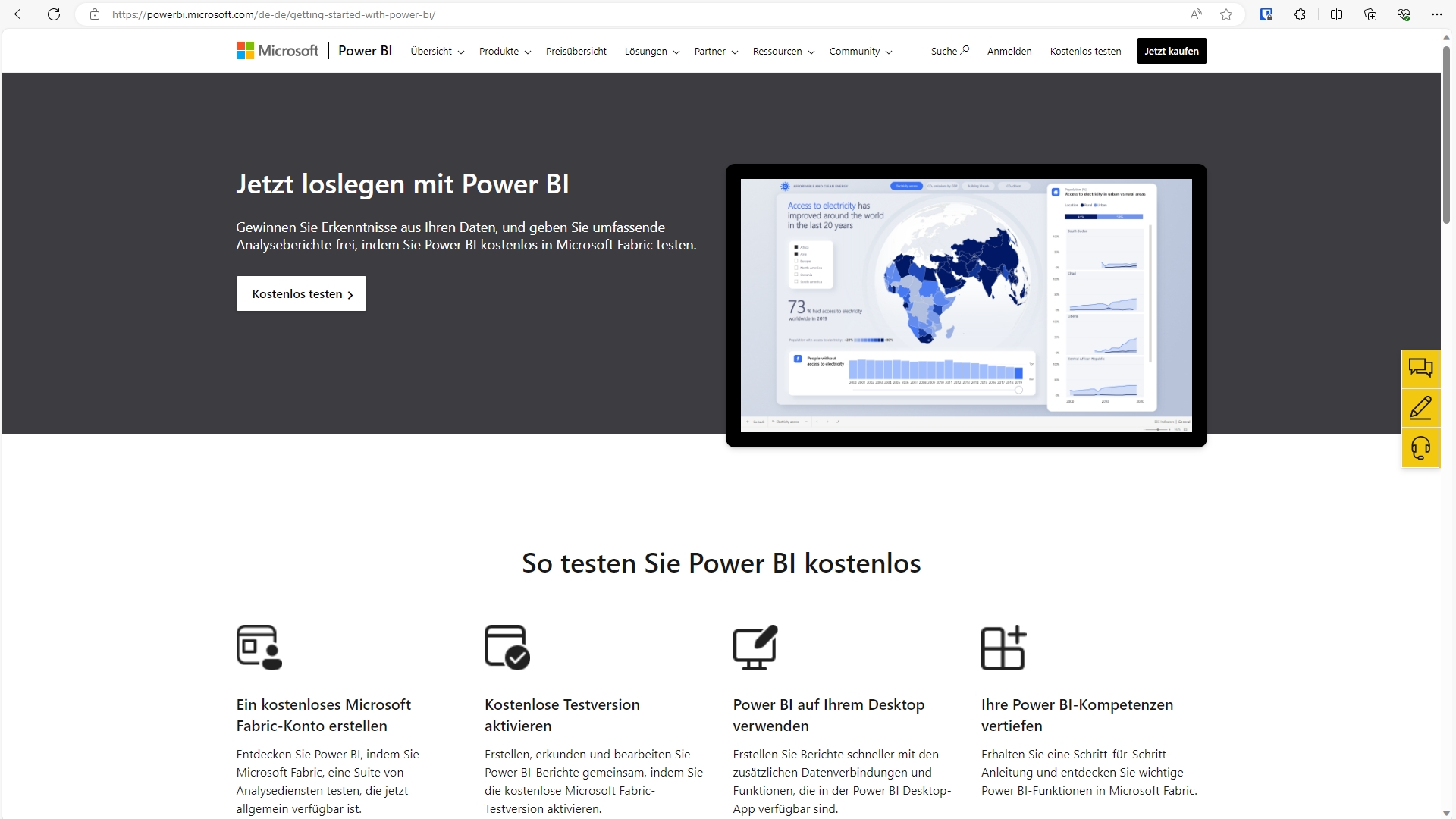 08 DAX Loslegen mit Power BI